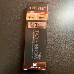 El tinte de cejas Ministar Tattoo Brow (Tono 102 Light Brown)