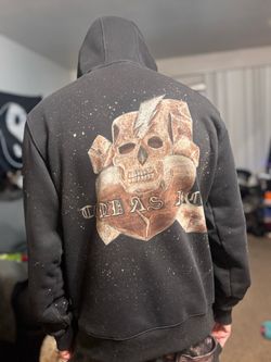 Custom made-to-order bleached hoodies