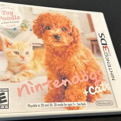 Nintendo 3DS Nintendogs Plus Cats Game 