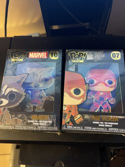 Marvel Funko Pins Rocket The Flash