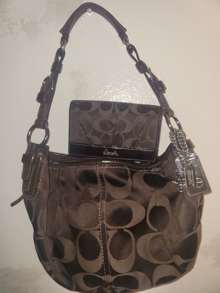 Coach Soho Hobo Bag w/ or w/o Matching Wallet Bundle