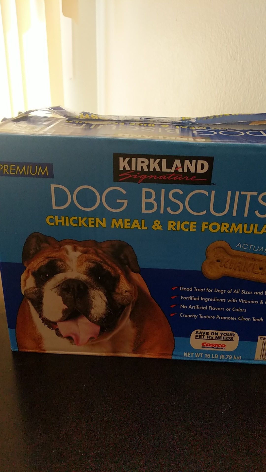Kirkland signature dog biscuits top