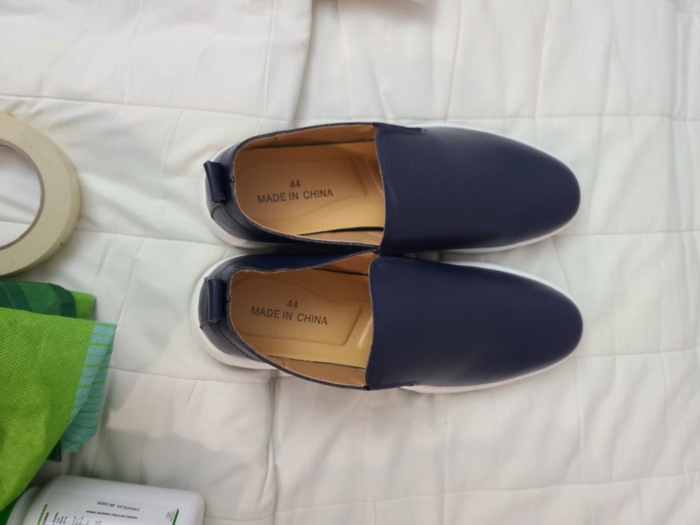 Men's Slip On Shoes Size 44 Fits a Size 9
