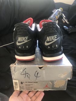 Ds 1999 bred 4s size 8.5