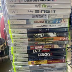 Xbox 360 Games Lot