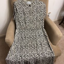 Cute Nylon Pleated Vintage Dress, 10P