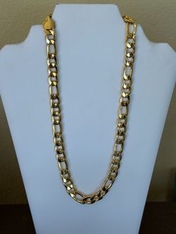 King gold plated fígaro Italian chain