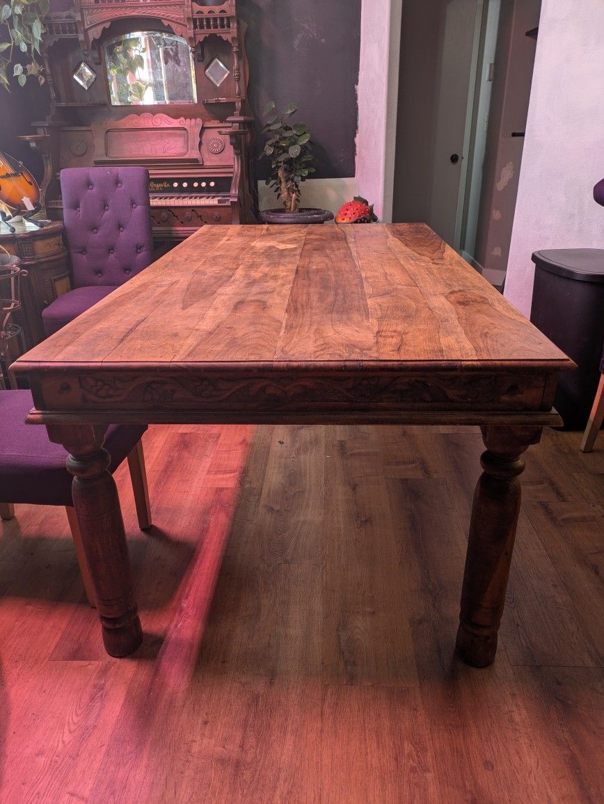 Large Vintage Dining Room Table