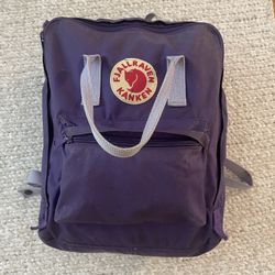 Fjallraven Purple Bookbag