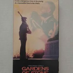 Gardens of Stone VHS Tape Francis Coppola James Caan Movie Retro Film