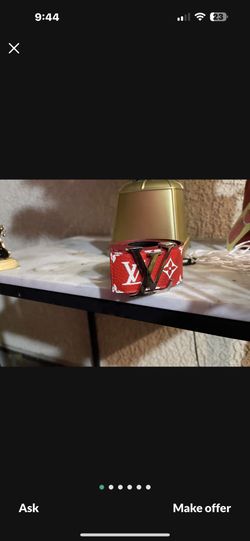 Authentic Louis Vuitton supreme Luxy size 36 belt excellent condition lightly has been used buyers
