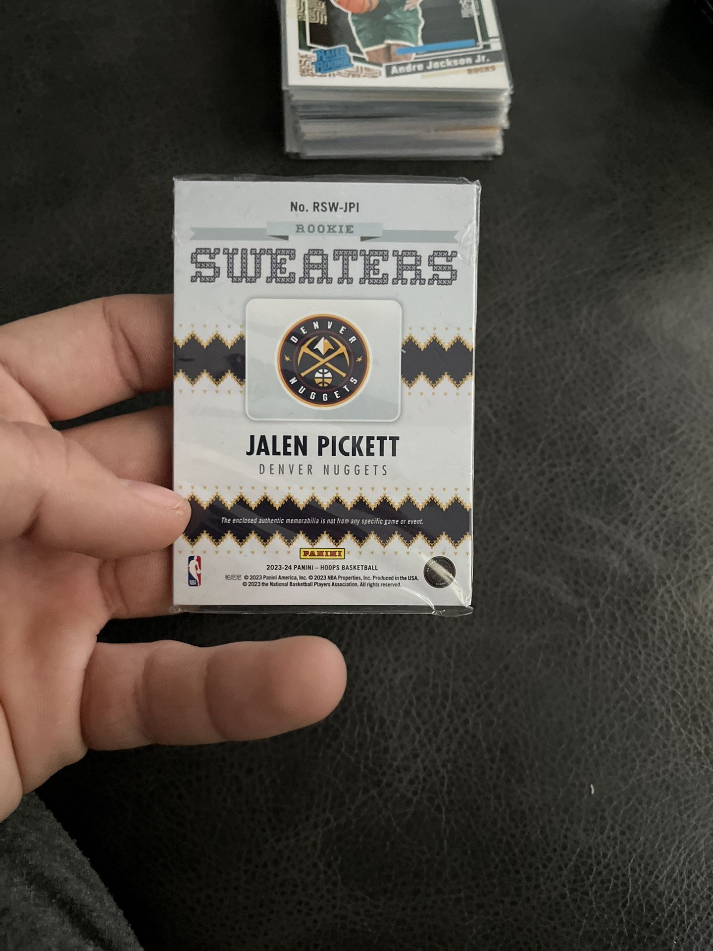 Two Sweater Cards