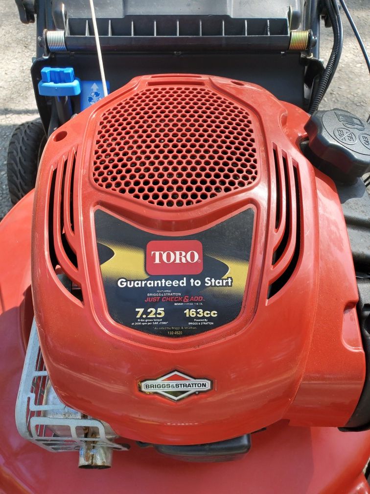 Self Propelled PUSH Button Start Lawn Mower LBSN Toro Recycler 22" cut