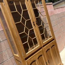 Wood Cabinet Big 80”x30”x15”