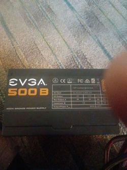 EVGA 500B 500W Bronze Power Supply
