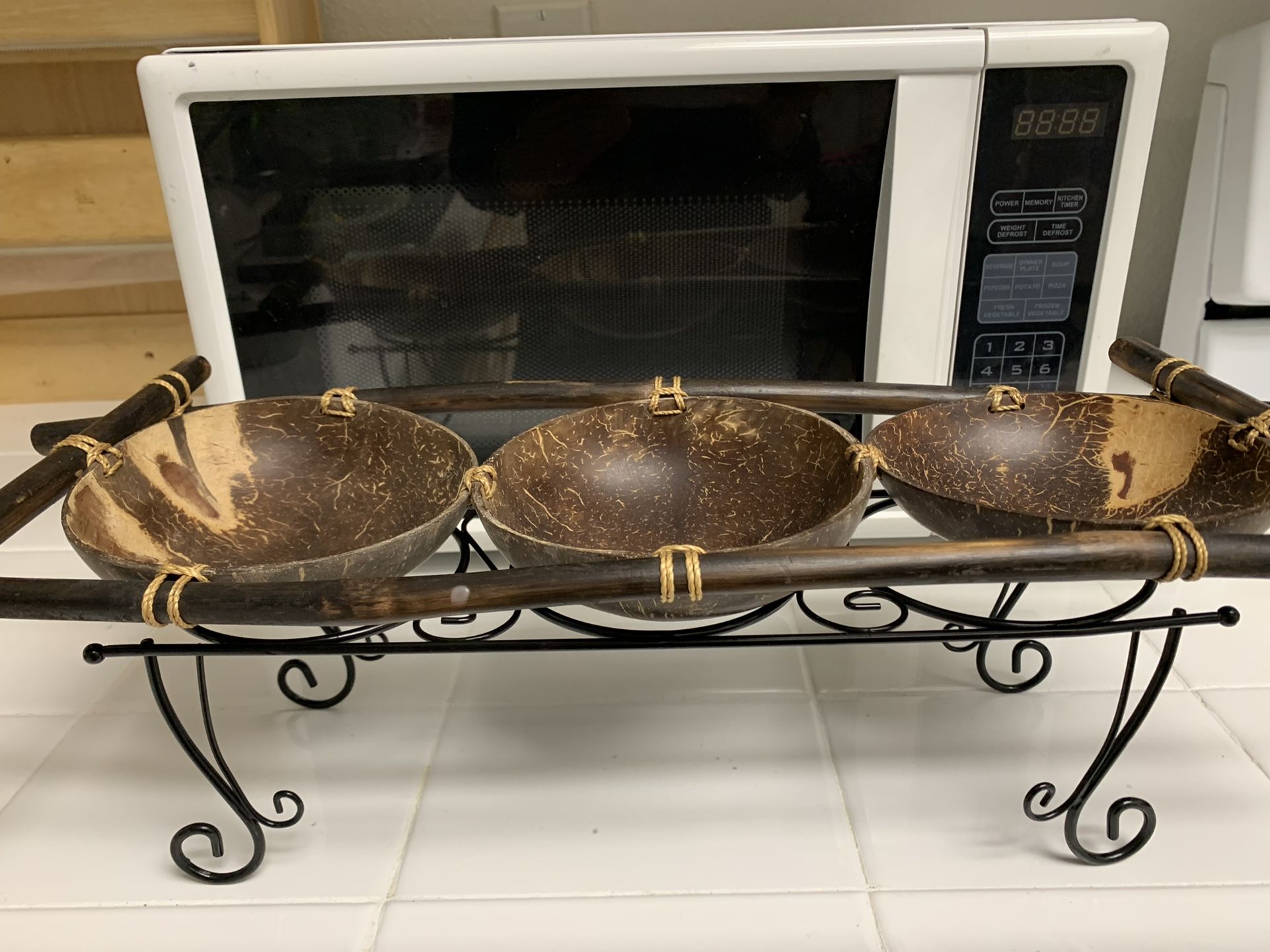 Nice Wooden Service Bowls Available 