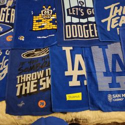 Dodgers And RAMS RALLY TOWELS Will Sale All For Cheaper