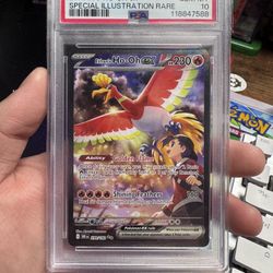 Pokemon Ethan's Ho-Oh SIR PSA 10 230/182 - Destined Rivals