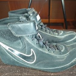 Nike Speed Sweep VII 7 Wrestling Shoes 366683-001 Black White Men's Size US 10.5