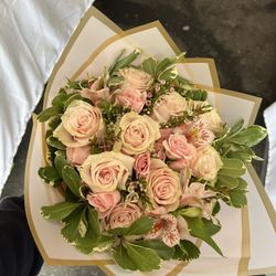 Pink Rose bouquet 