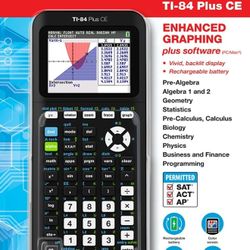 TI 84 Plus CE calculator