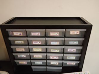 Black Multi-Drawer Desktop Organizer