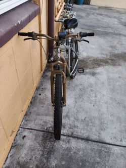 Mountain Bike with Knobby Tires