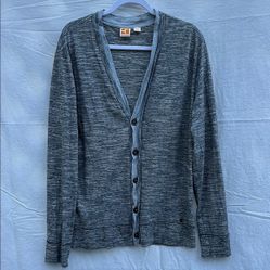 Hugo Boss Marled Thin Button-Up Cardigan 
