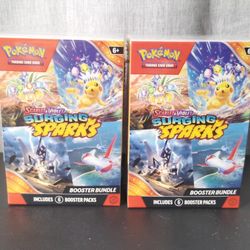 Pokemon Cards Surging Sparks Booster Bundle (LGS) - SV08: Surging Sparks (SSP)
