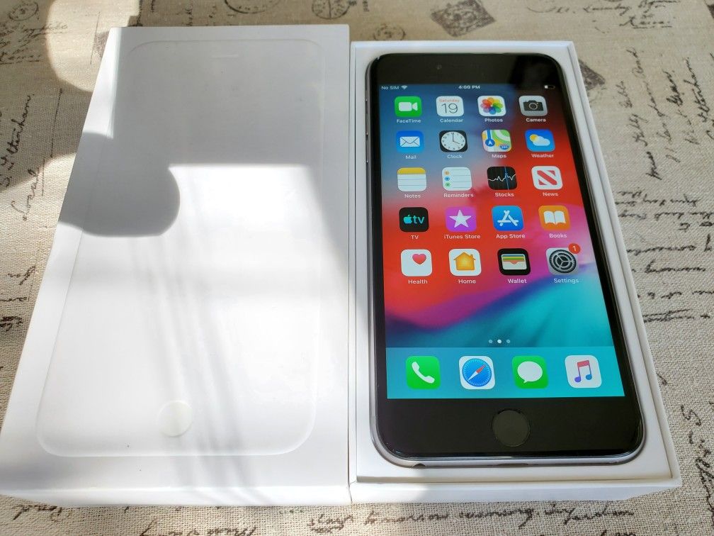 Apple iPhone 6 Plus Unlocked Verizon ATT Tmobile Sprint Metro Cricket H2O StraightTalk Red Pocket Family Go Phone Page Plus