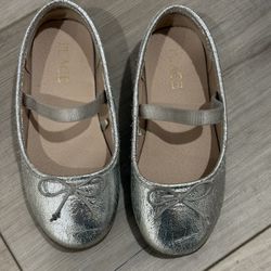 Silver Toddler Shoes Size 8