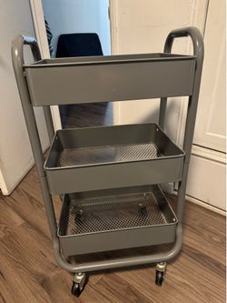 Grey utility cart