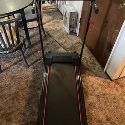 Sandinrayli Folding Electric Treadmill 2.0HP Running Machine W/ LCD Display - Black