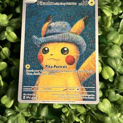Van Gogh Pikachu Fan Art Pokémon Collector Card Limited - Fan Art