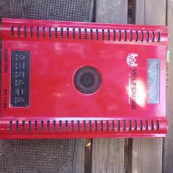 Volfenhag ZX-7180 1600W 2-Channel Car Amplifier with Dual VU Meters