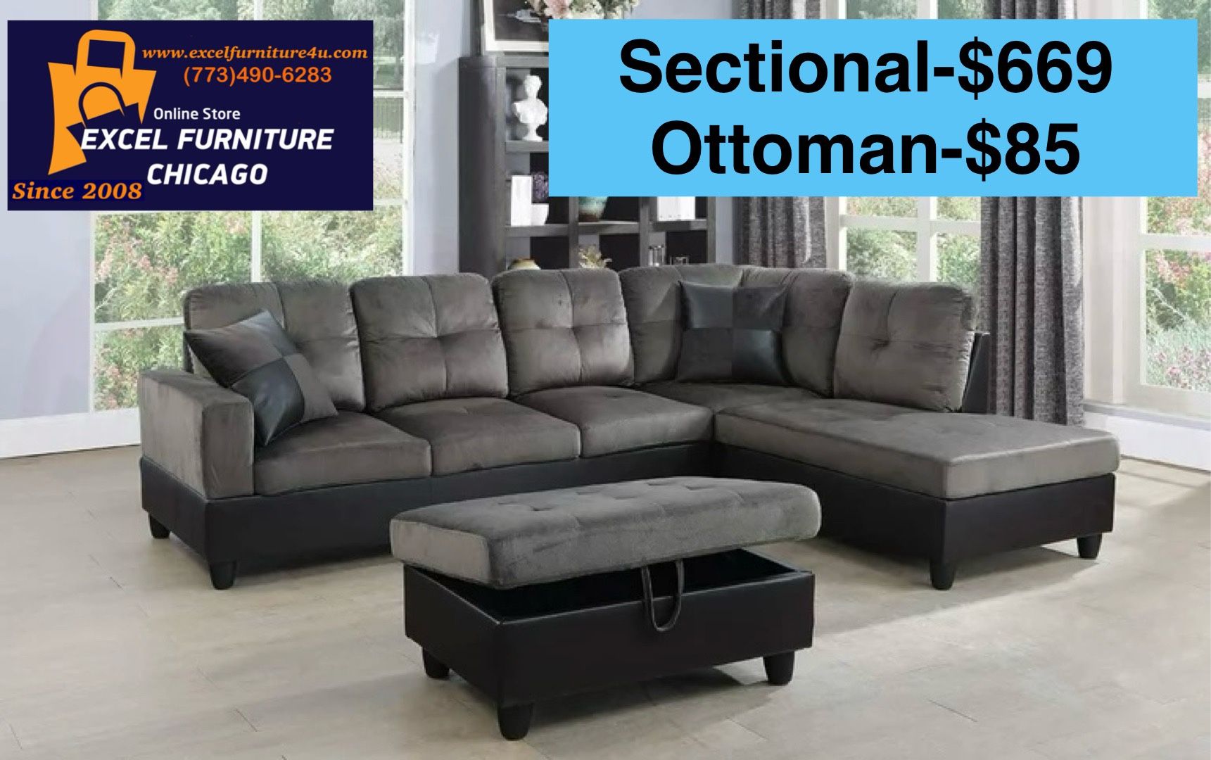 🌟Free Delivery—Brand New Sofa, Couch, Sectional