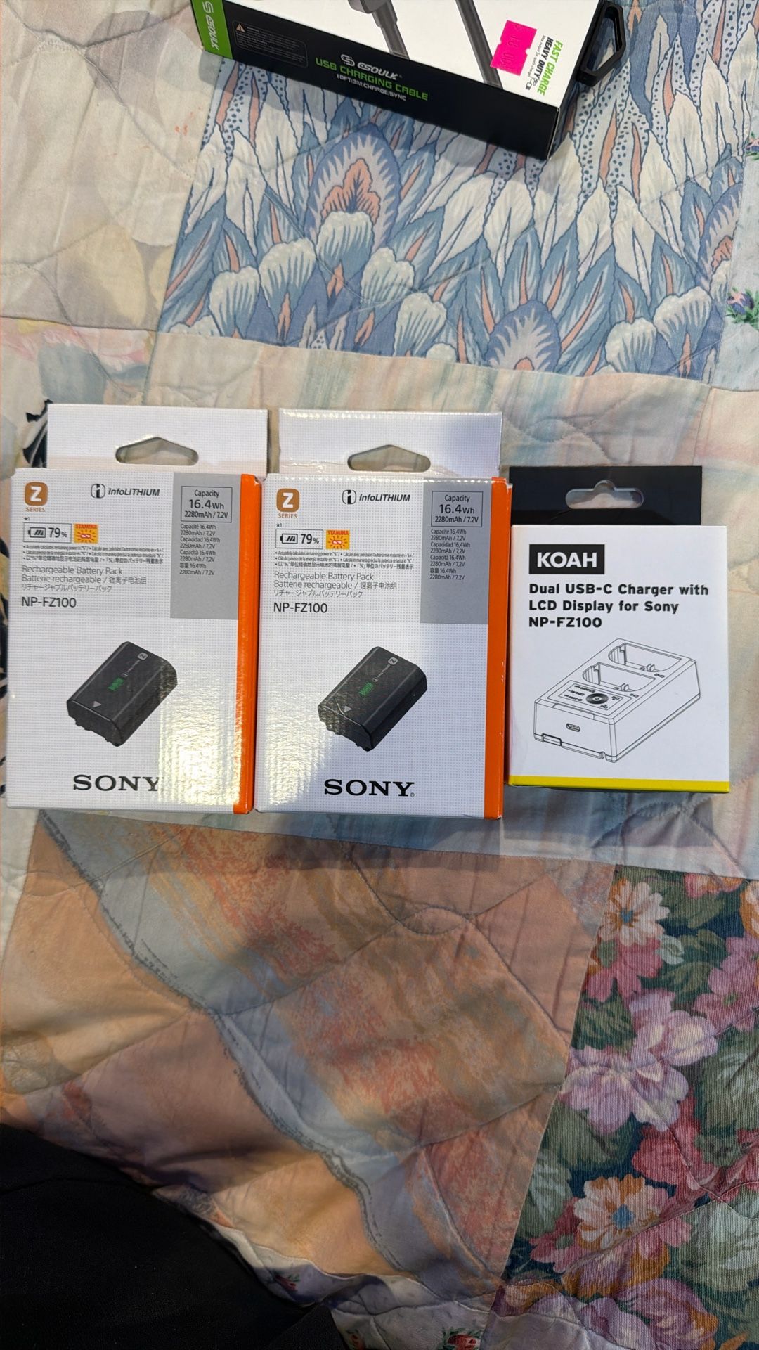 Battery Packs + charger 