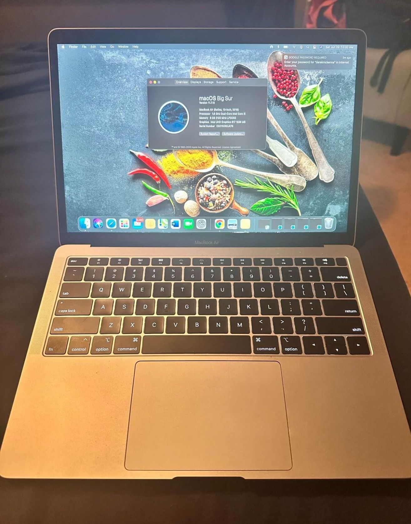 MacBook Air (Retina, 13-inch, 2018)