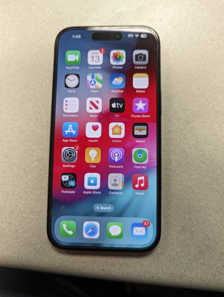 LIKE NEW PERFECT IPHONE 15 128GB 100% BATTERY CLEAN IMEI UNBLOCKED ANY CARRIER 