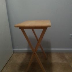 Bedroom Table And  Plastic Dresser 