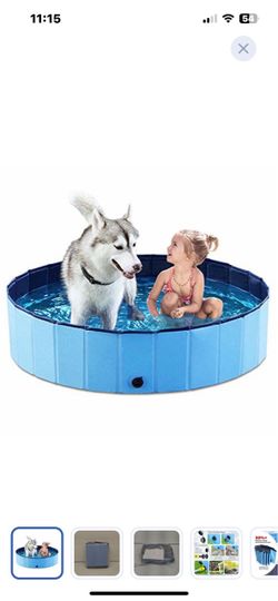 “New”Foldable(32” x 8”)kid/pet pool