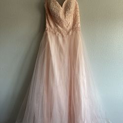 pink dress