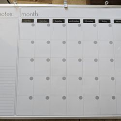 Dry Erase Wall Calendar And Planner