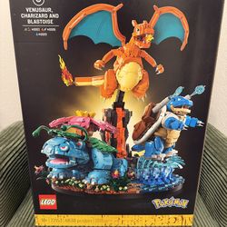 Lego Pokemon Venusaur, Charizard and Blastoise Set 72513 Brand New Unopened