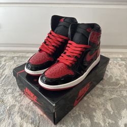 Jordan 1 High Patent Bred 