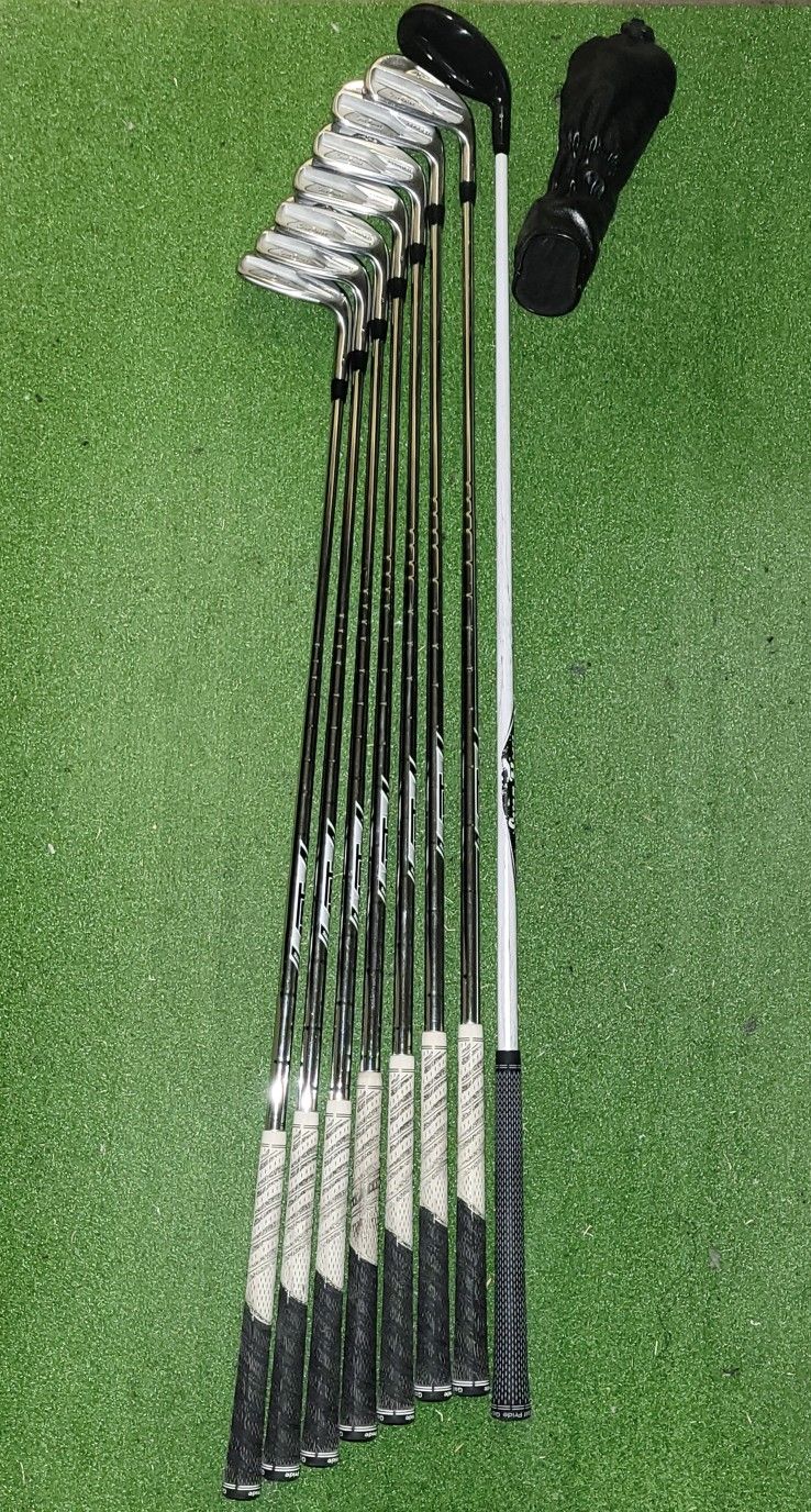 Titleist 718 Ap2 (4-P), Titleist TS3 3 Hybrid 19°