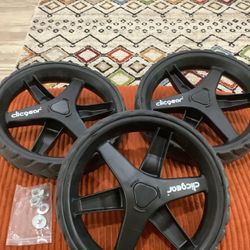 Clicgear 3.5 wheel kit, all three wheels