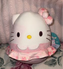 Squishmallows 8" Sakura Hello Kitty Sanrio Plush Pink Cherry Blossom NWT