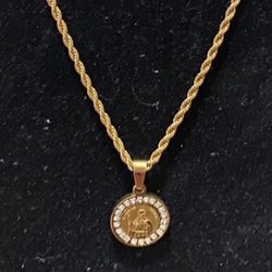 CADENA CON DIJE DE SAN JUDAS DE ACERO