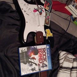 RockBand 4 Guitar And Game Combo PS4